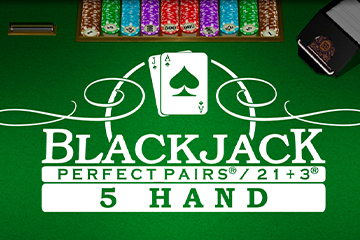 Perfect Pairs 21+3 Blackjack (5 Box)